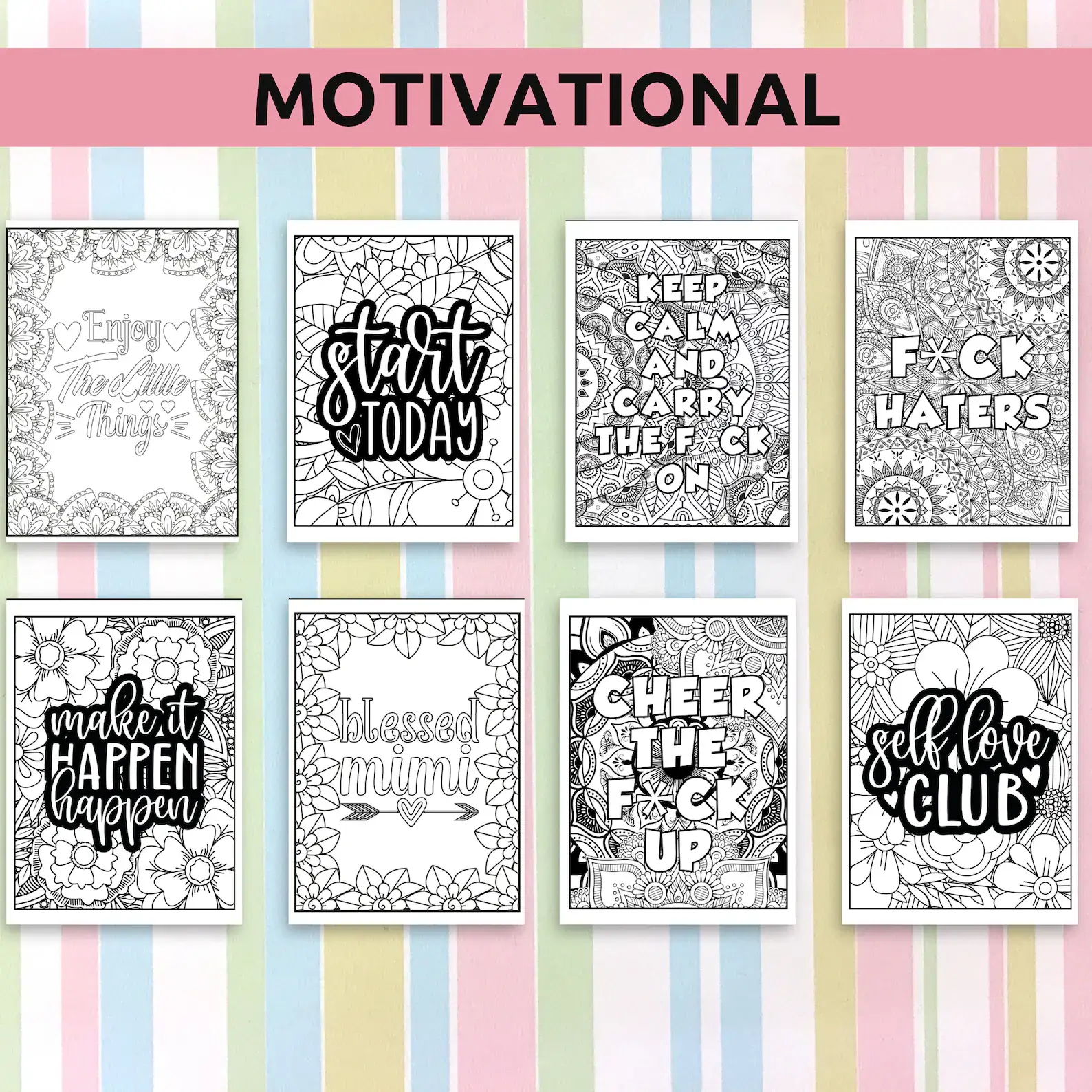 10,000+ Pages PLR Coloring Books | With Resell Rights - Image 12