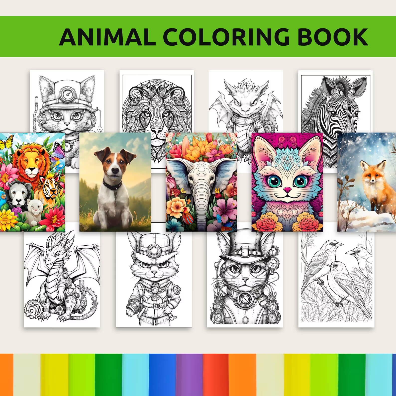 10,000+ Pages PLR Coloring Books | With Resell Rights - Image 8